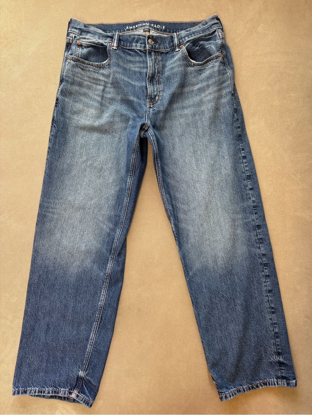 American Eagle Jeans Women Sz 12 Long Strigid Ex-Boyfriend Jean High-Rise